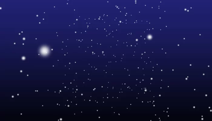 Красивый эффект 3D  снега на Three.js