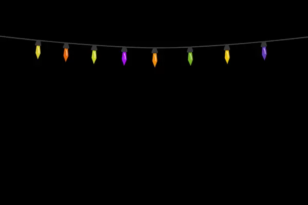 Гирлянда для сайта на основе SVG и CSS