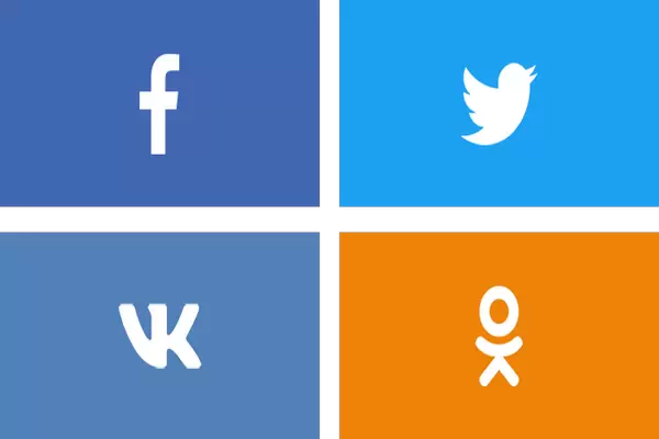 Красивые кнопки социальных сетей для сайта