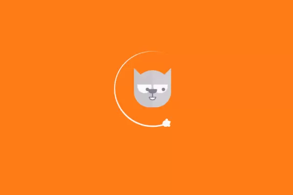 Прелоадер на CSS - наблюдающий кот