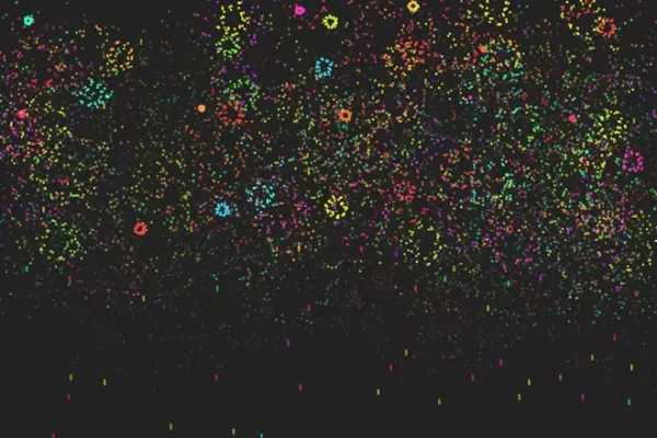 Фейерверк для сайта на Canvas