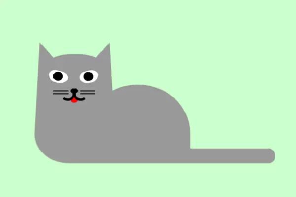 Котик на чистом CSS