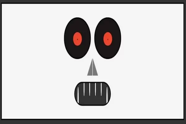 Хеллуинское лицо на CSS