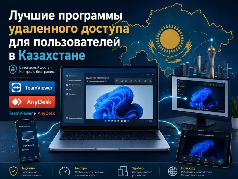 Лучшие программы удаленного доступа для пользователей в Казахстане